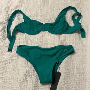 Blackbough green suit